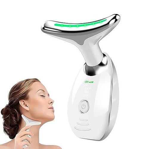 3 Color Modes Face and Neck Sculpting Tool Vibration Facial Massager Device Anti Wrinkles Face Massager for Skin Care, Improve