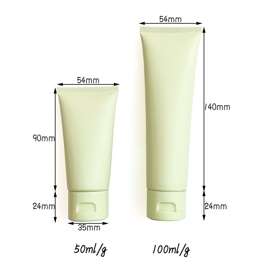 Tube Cream Transparent Frosted Facial Cleanser Soft Tube Hand Cream Skin Care Cream Plastic Hose Squeeze Bottle