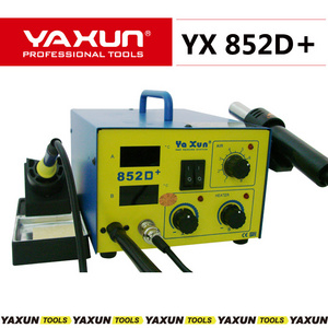 yaxun 852D+ hot air gun and soldering 2 in 1 SMD rework station