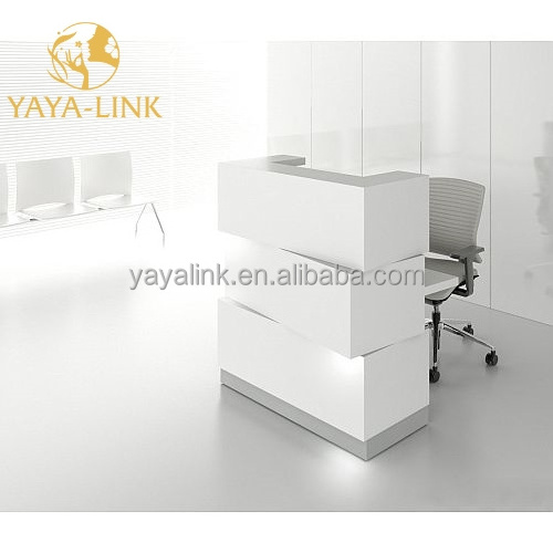 office visitor conjoined chairs custom light sign gym reception reception counter design computer desk