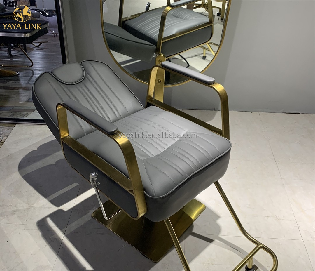 beauty salon chair on wheel salon chair with head rest hydraulic chair salon stainless steel