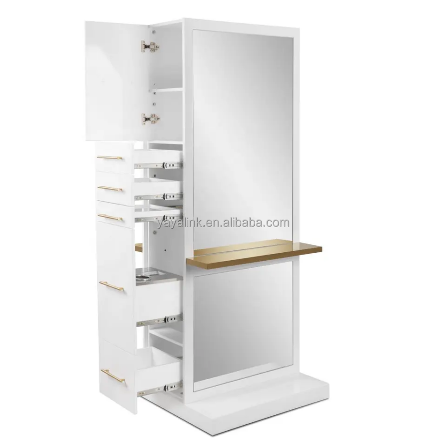 white salon station mirrors double sided styling station wholesale salon styling stations