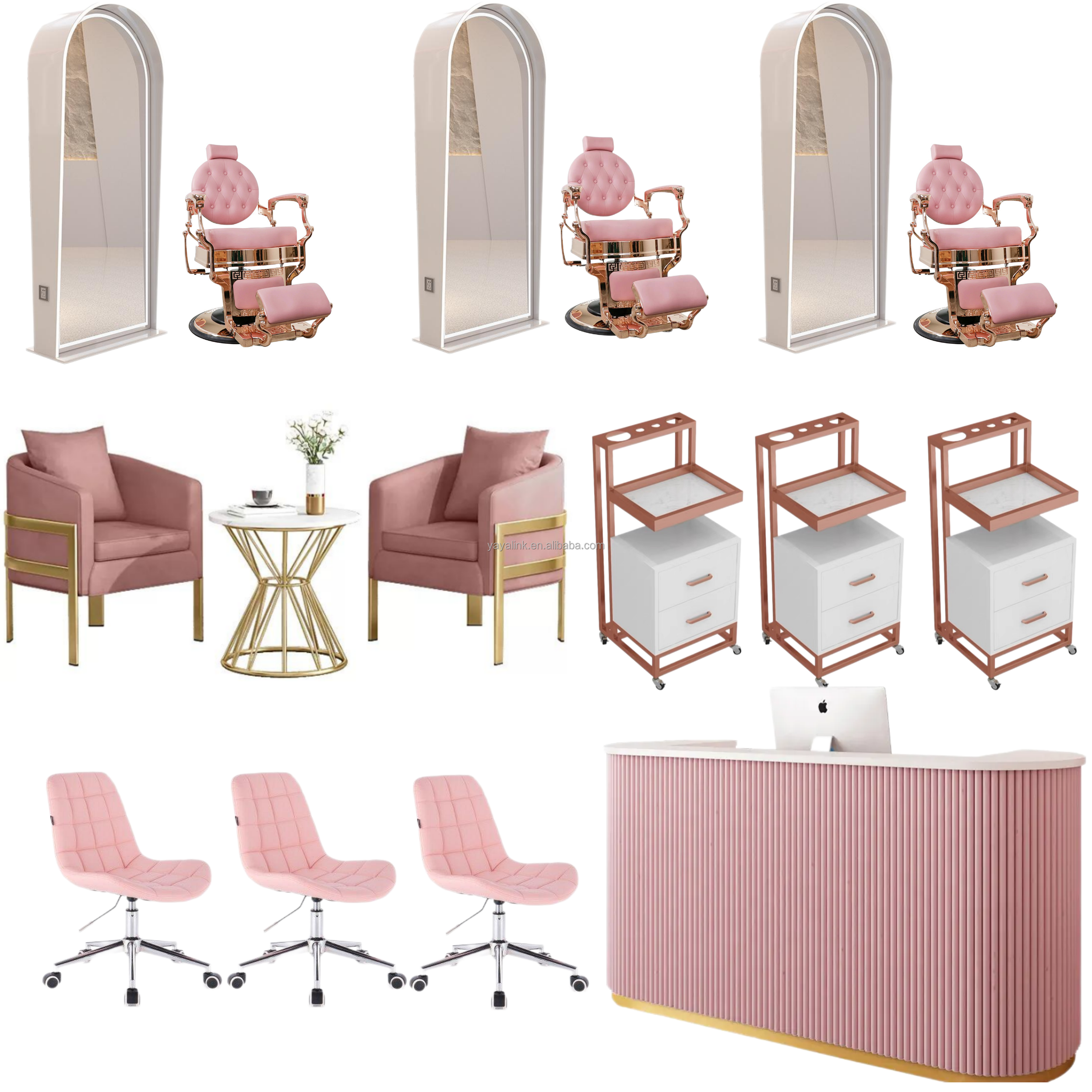 pink barber pink salon chair salon sets barber chair hair salon furniture