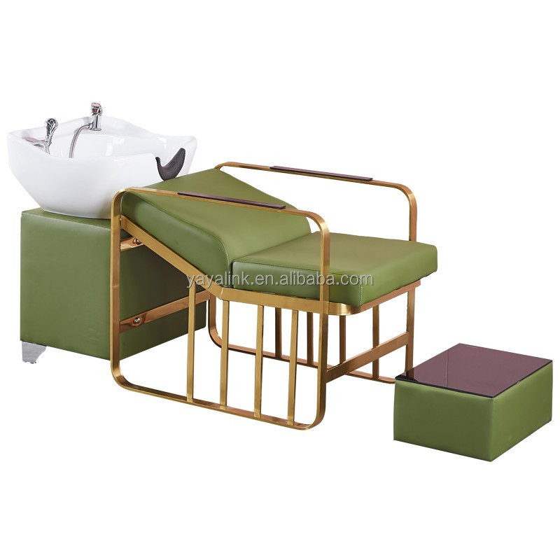 Portable shampoo Sink with water tank shampoo chair for spa used salon shampoo chair