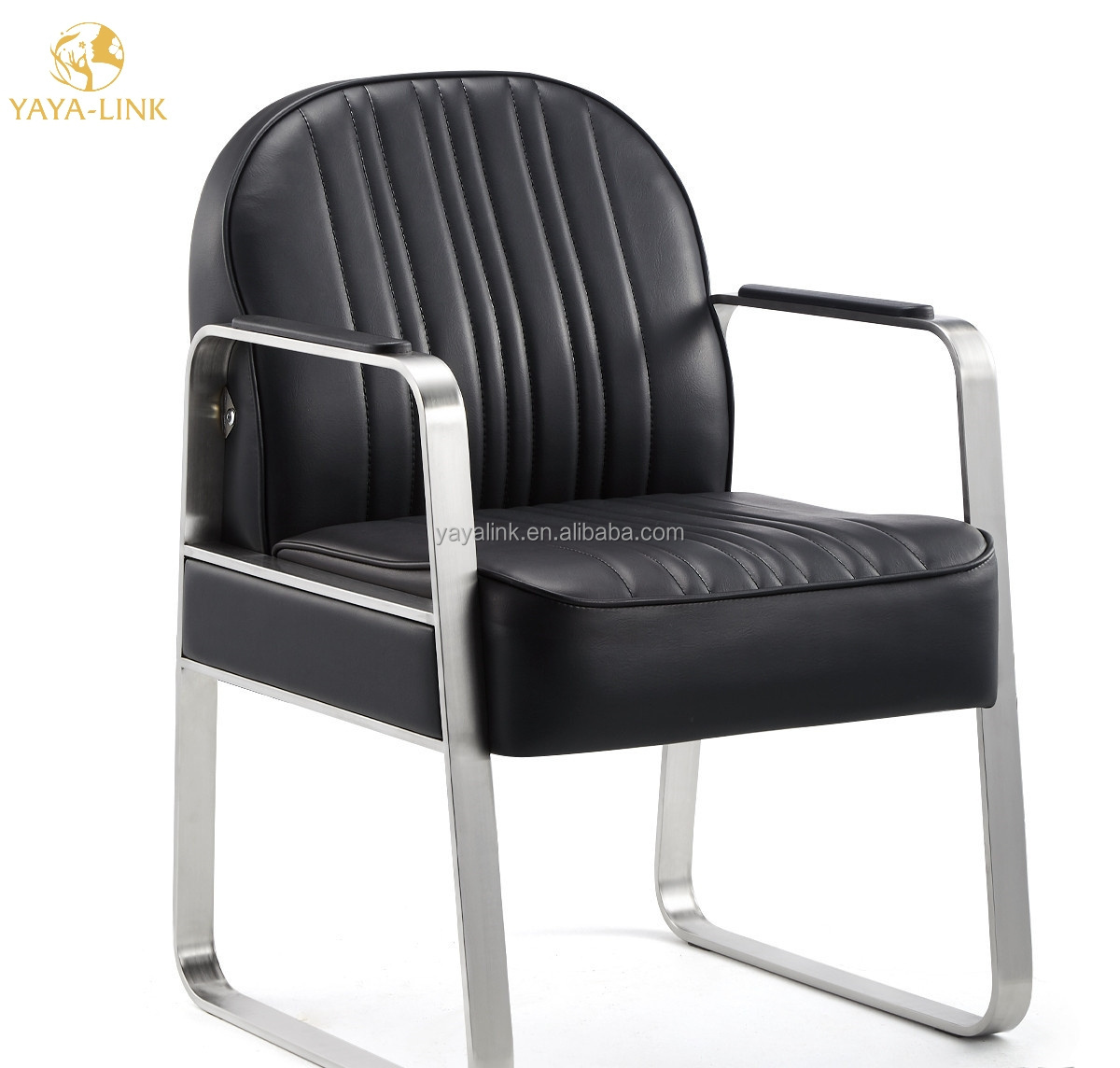 beauty salon chair on wheel salon chair with head rest hydraulic chair salon stainless steel