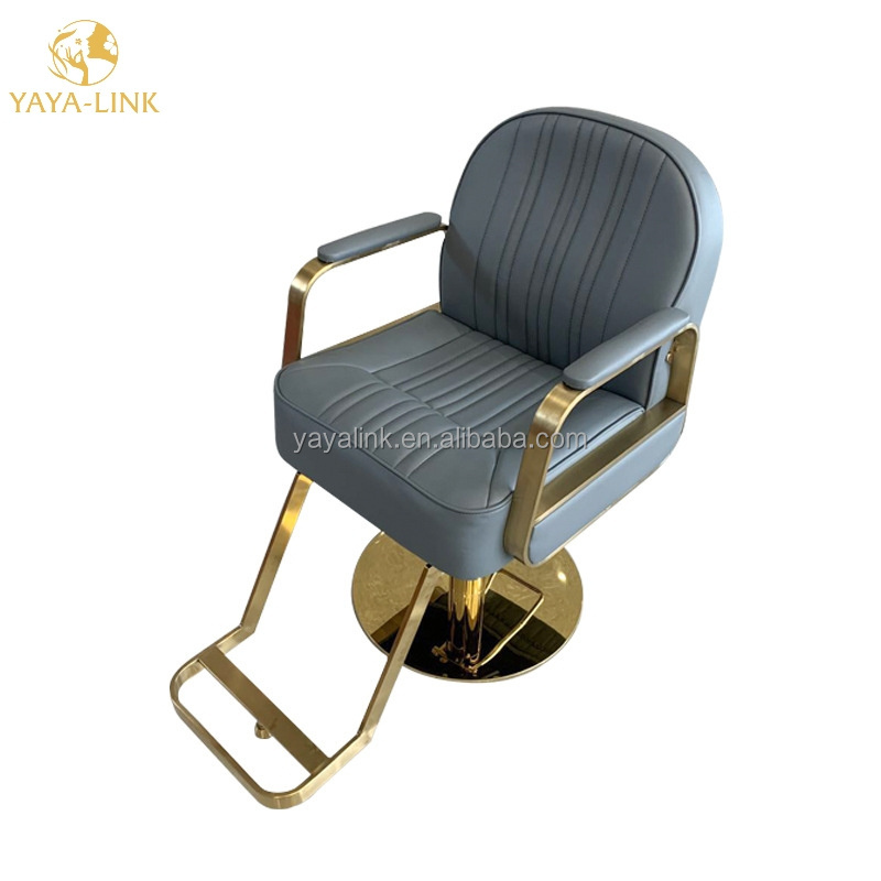 beauty salon chair on wheel salon chair with head rest hydraulic chair salon stainless steel