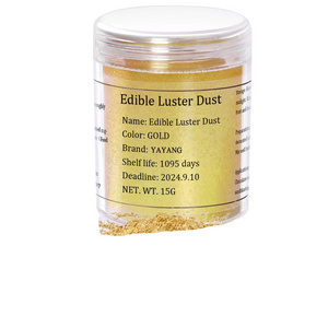 Food Grade Gold Powder Luster Dust Edible shimmer Glitters for Foods Drinks Cakes Decorations