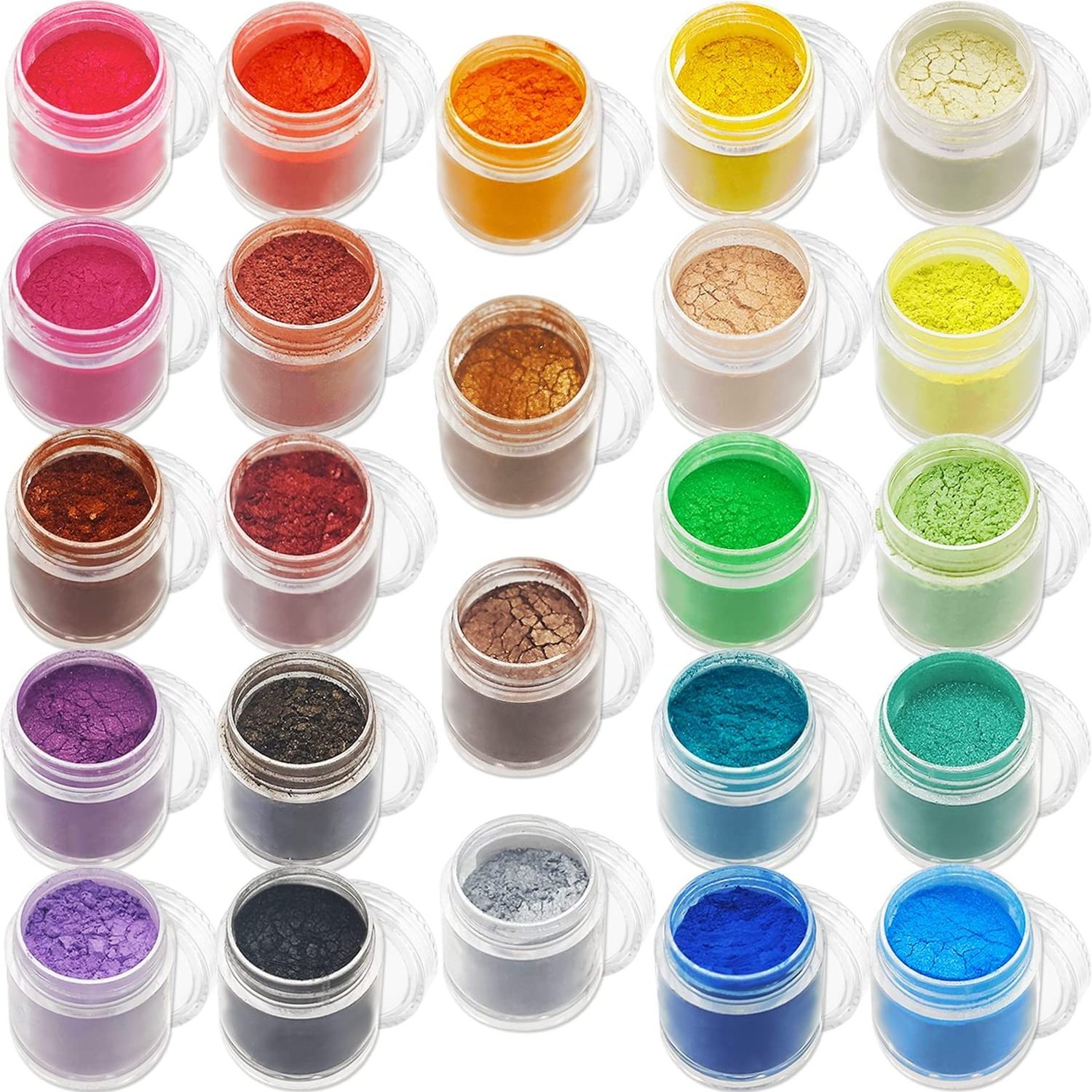 Colored Mica Powder natural cosmetic mica powders Pearl Pigment for Plastics/Resin/Paints/Nail Polish