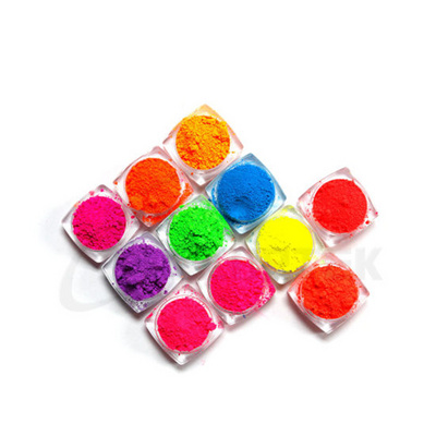 Hot Selling Nail art neon pigment powder Glow in the dark luminous Fluorescent pigment powder for textile ink and paint