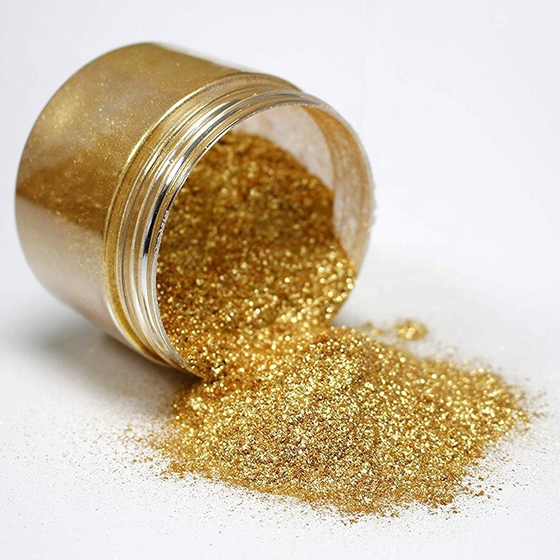 Food Grade Pigment Edible Luster Dust Gold Glitter Powder for Cake Gummy Bears Nutraceuticals