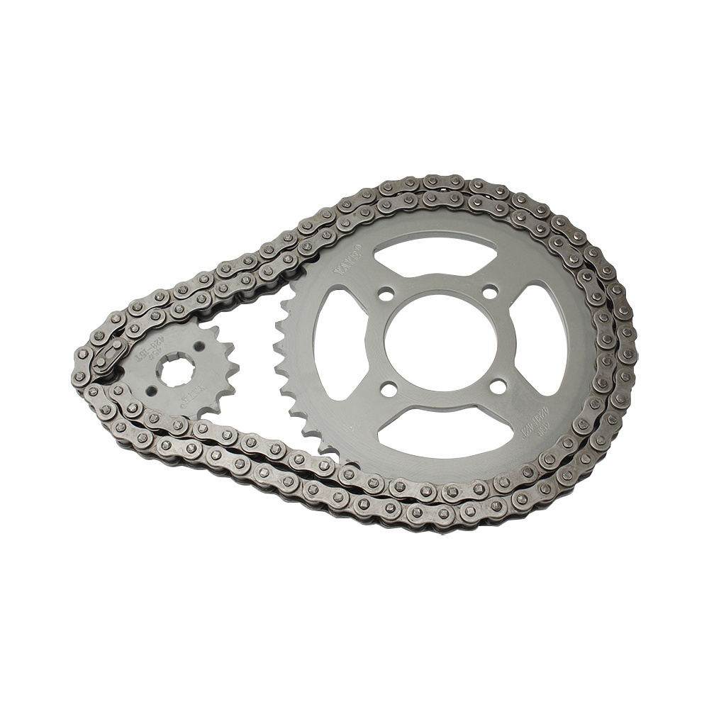 Motorcycle Sprocket and Chain Kit for CG125 CG150 GN125 HJ125 CM125 WY125 BAJAJ CGL Repuestos Kits Sets