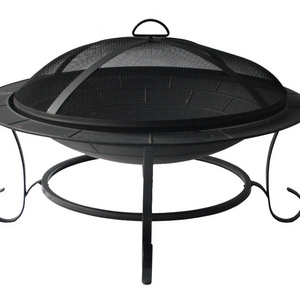 customized portable outdoor backyard/garden fire pit manufacturers round with mesh cover