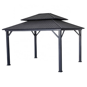 10x12 wooden aluminum steel metal camping garden waterproof outdoor canopy pergolas gazebos for sale