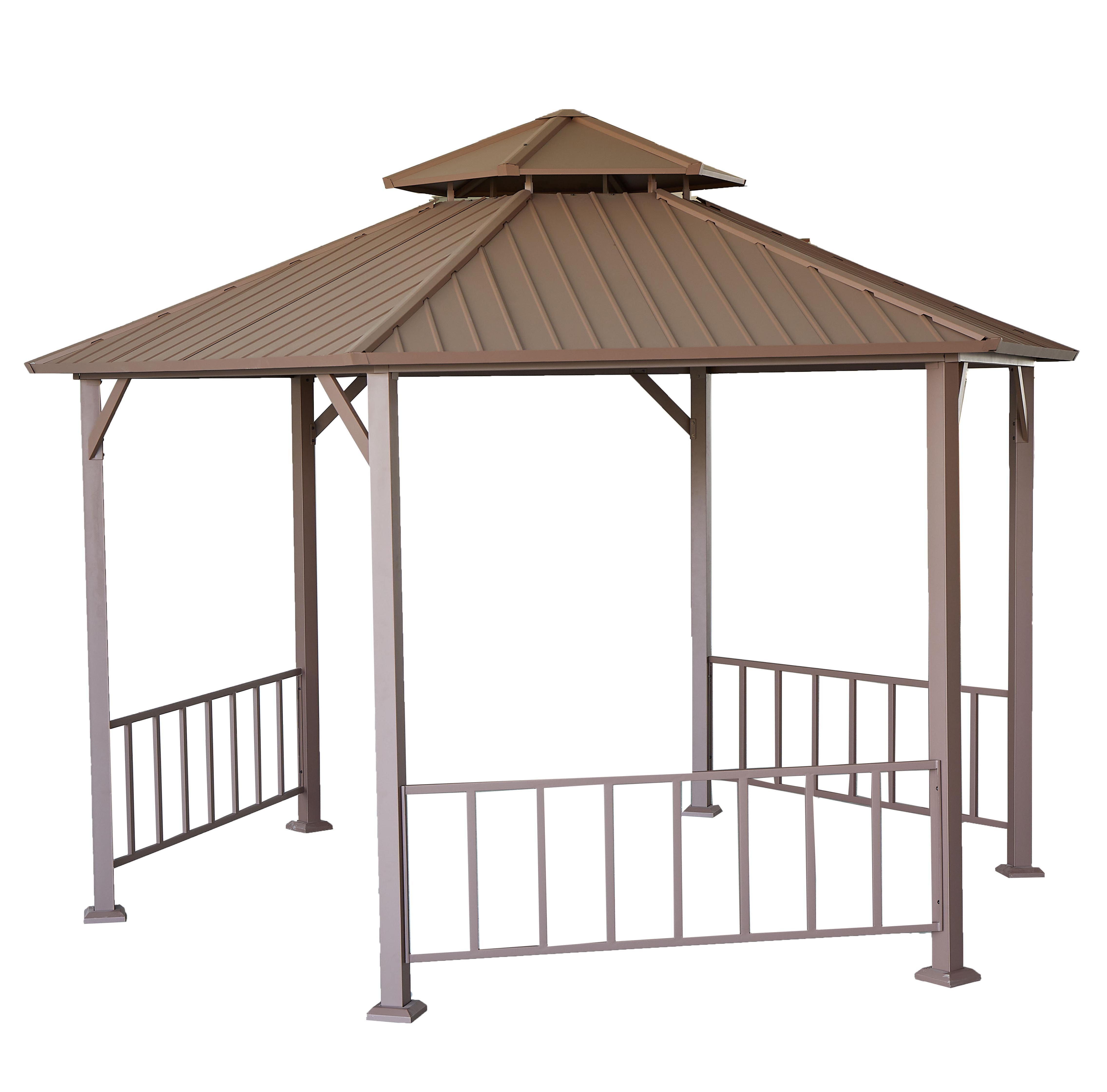 10x12 Aluminum steel metal  camping  garden waterproof outdoor canopy pergolas gazebos for sale