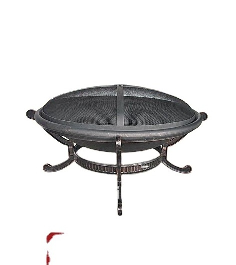 Wood Burning Mild Steel Round Patio Swimming Pool Beach Bonfire Pit outdoor fire chimney