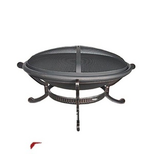 Wood Burning Mild Steel Round Patio Swimming Pool Beach Bonfire Pit outdoor fire chimney