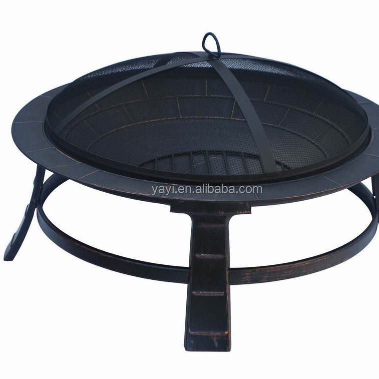 30 inch outdoor fire pit brick pattern fire bowl steel bowl fire pit with brick pattern bowl