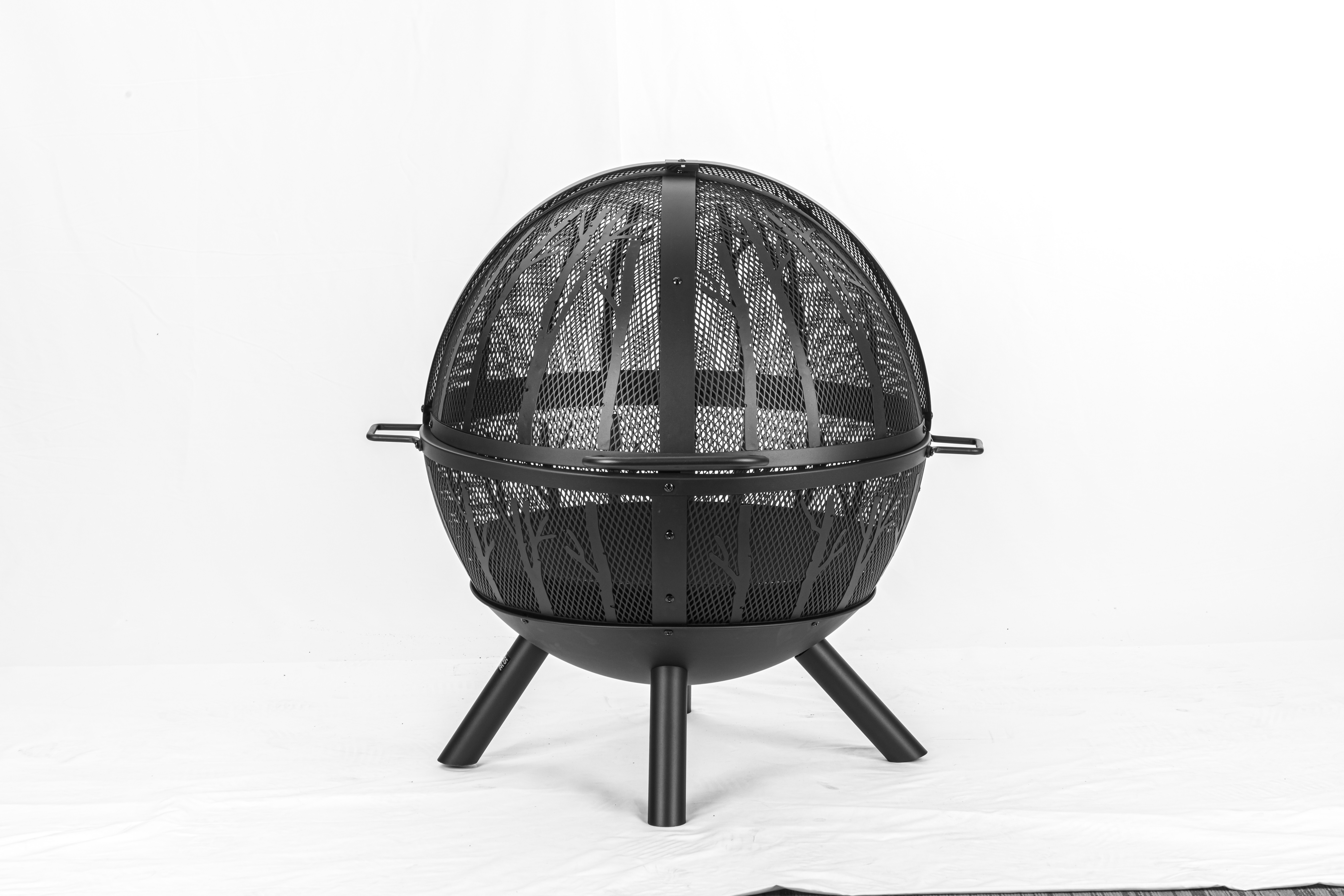 Outdoor Fire Pit - 36 Inch Large Bonfire Wood Burning Patio & Backyard Fire pit