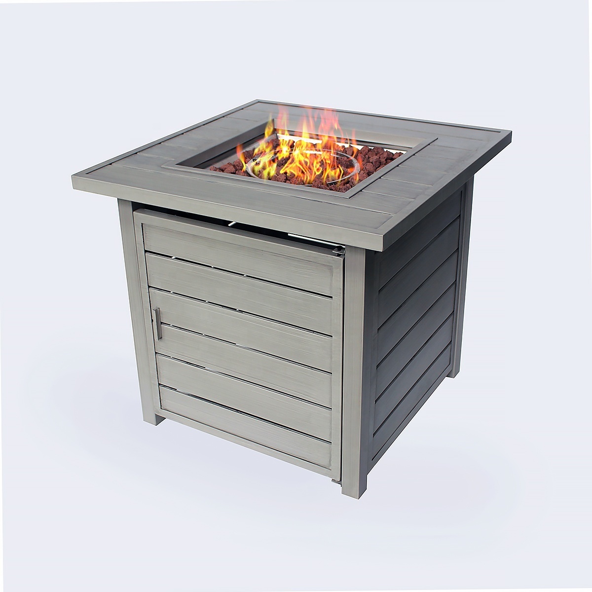 28 inch propane butane gas fire pit table with stainless burner 50000 BTU/h patio outside fire pits table