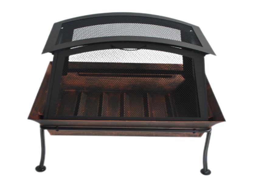 Small Outside Charcoal BBQ Grill Portable outdoor bowl cast iron garden fire pit