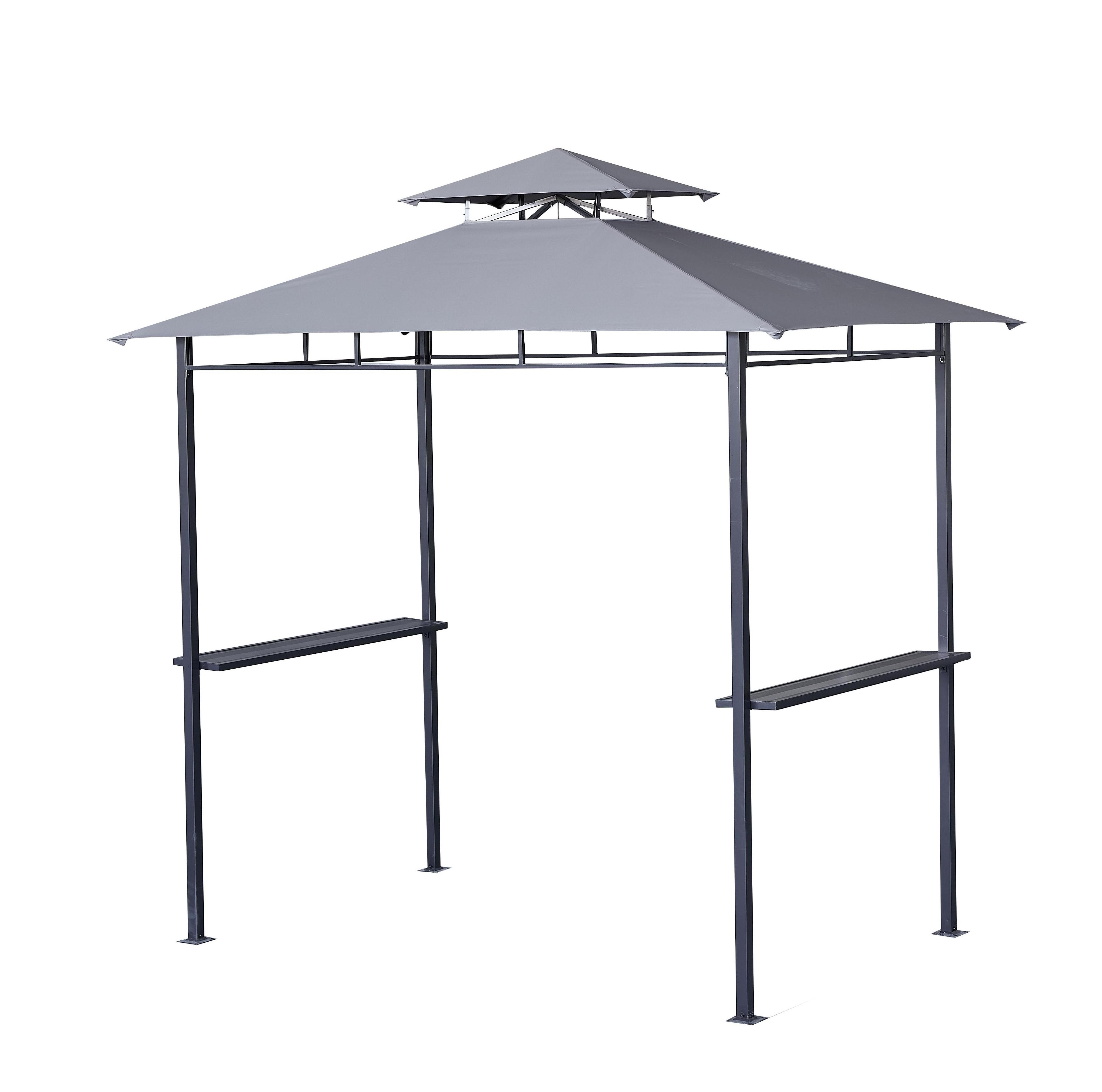 Double Tiered Grill Gazebo 5X8, Outdoor BBQ Patio Canopy Tent with  shelter for sale