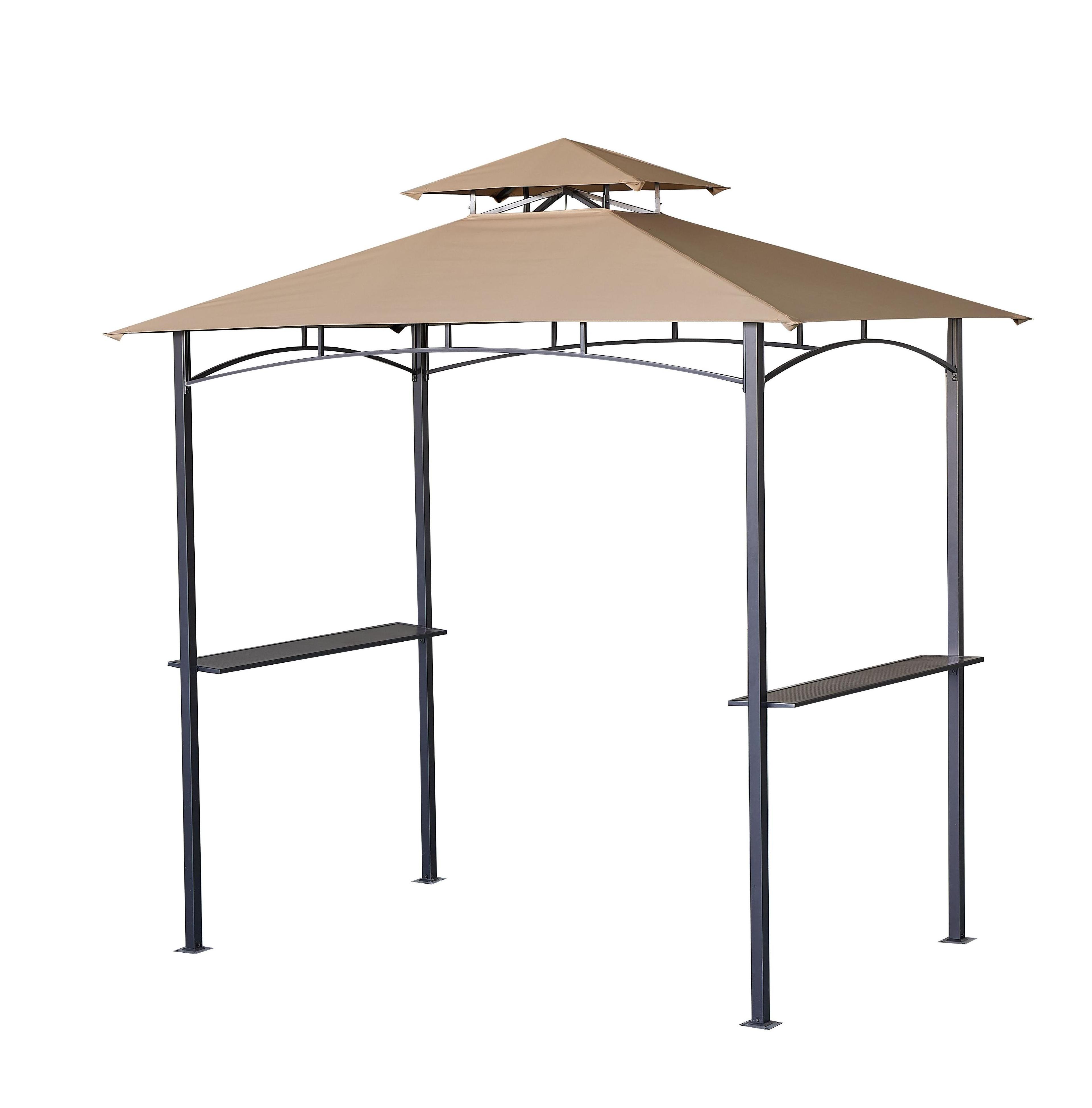 8'x 5' Grill Gazebo Canopy - Outdoor BBQ Gazebo Shelter,Patio Canopy Tent for Barbecue and Picnic  for sale