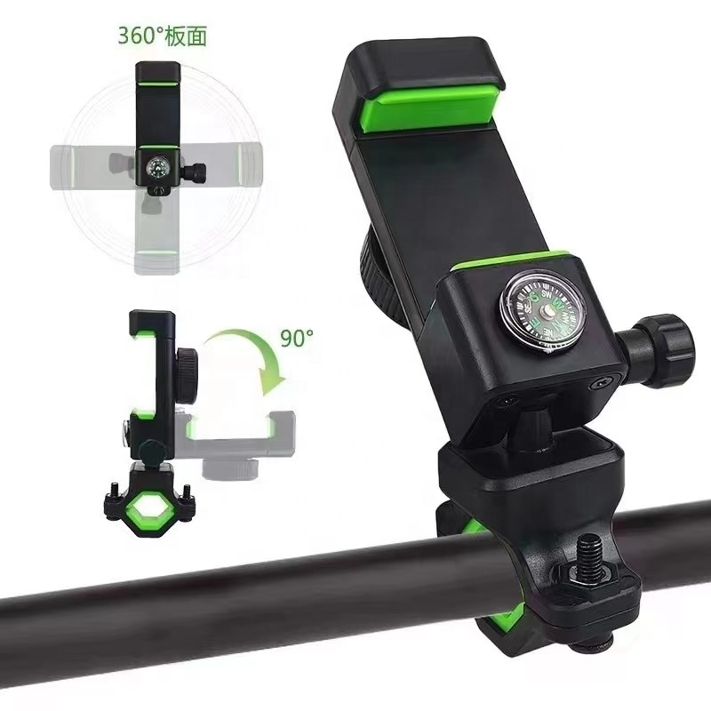 Universal Bicycle Phone Holder Electric Motorcycle Phone Navigation bracket Light Compass Bike Phone Holder