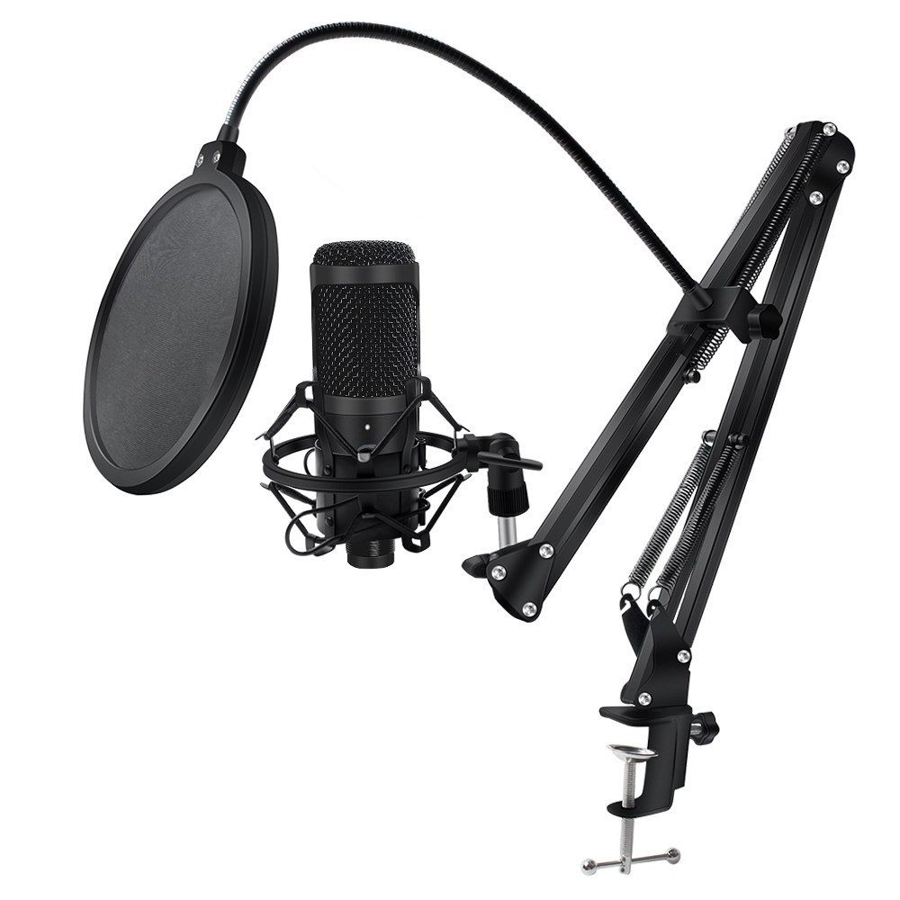 BM 800 Professional PC  V8 Sound Card Set BM800 Mic Studio Condenser Microphone for Karaoke Podcast Recording Live Streaming