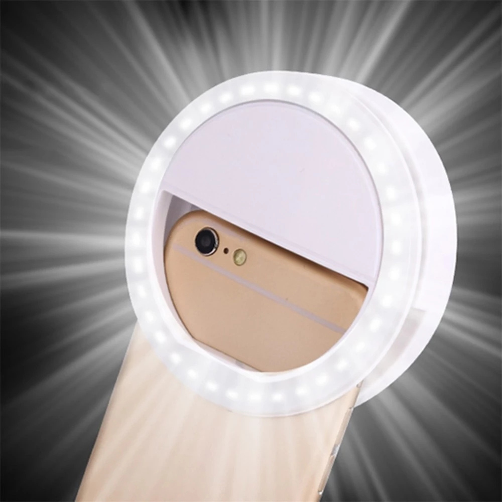 Hot Selling  Recharger Mini Portable Selfie Led Light For Taking Photos, Ring Light Selfie