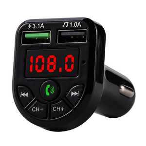 Universal E5 Car Kit MP3 Player FM Transmitter Auto AUX Wireless Car Modulator Radio USB Car Charger Remote Control