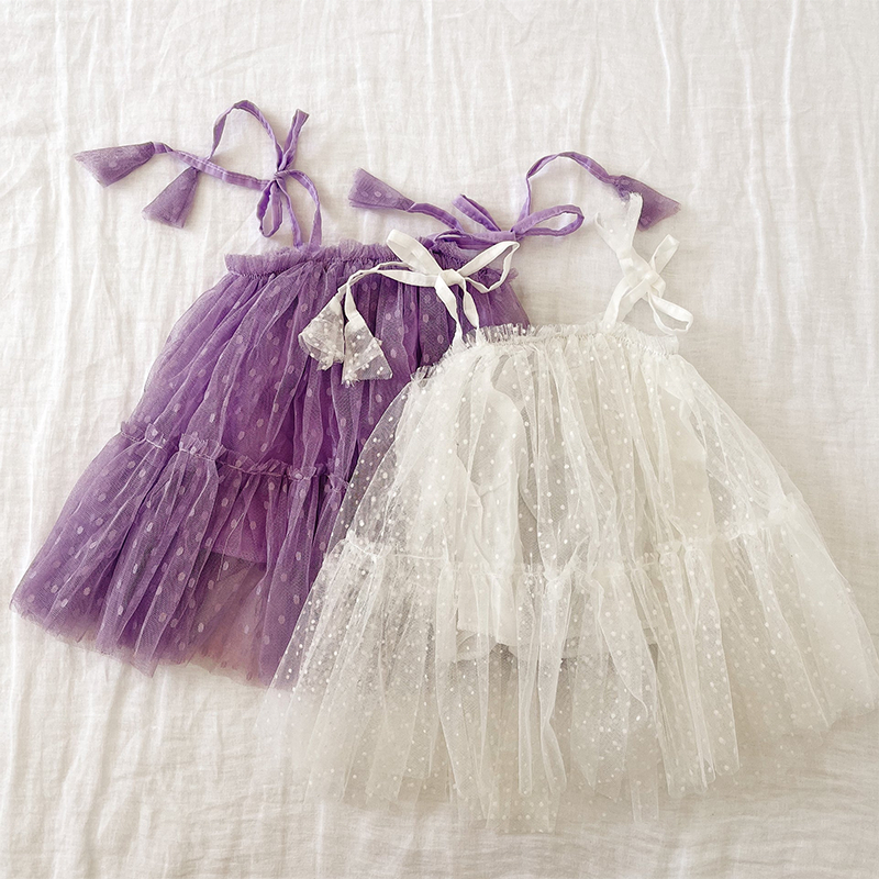 Tulle Layered Tutu Princess Glitter dot Dress Baby Girl Toddler Birthday Cake Smash girls Dresses