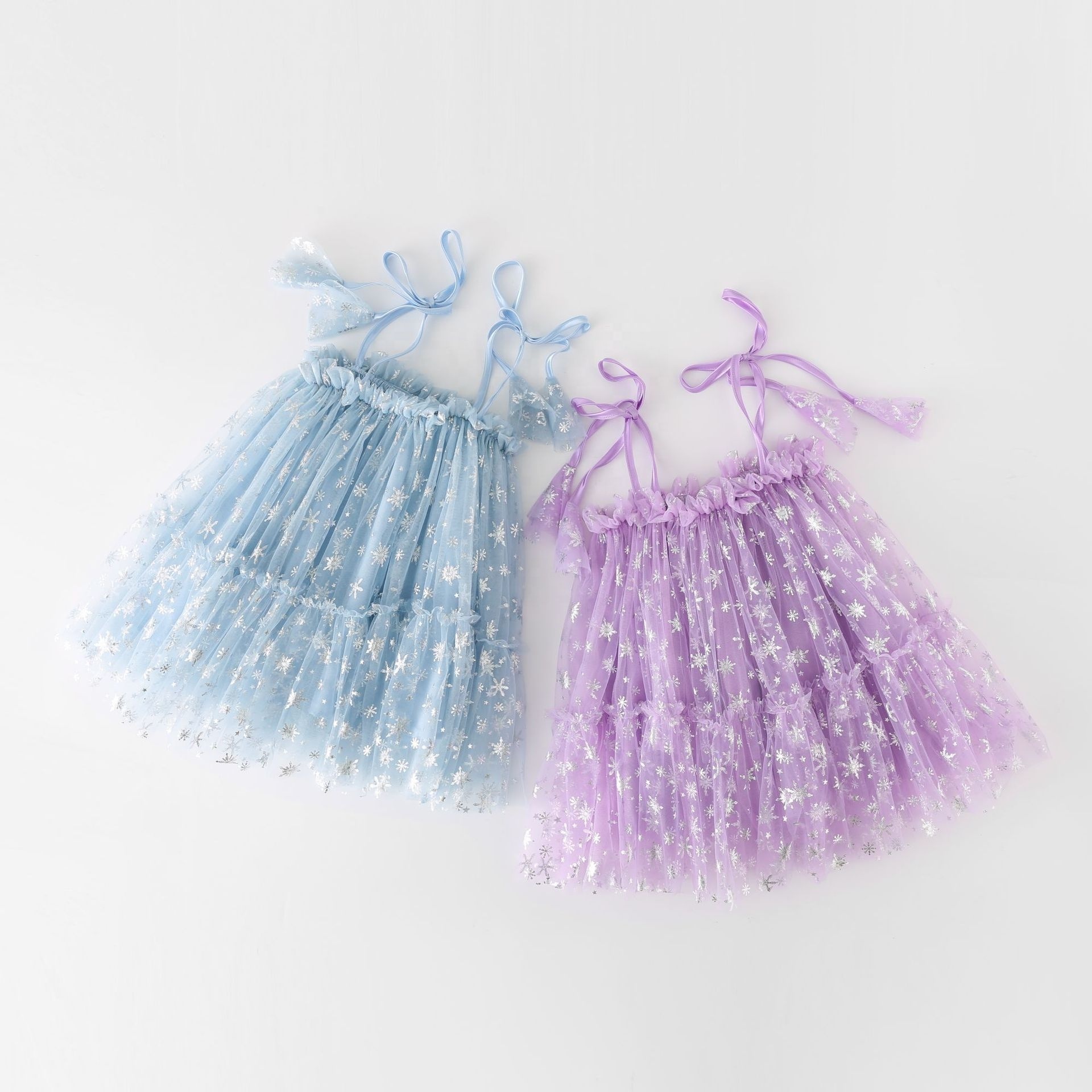 toddler girls dresses snowflake tulle snowflake tie dress flower girl smash cake dress