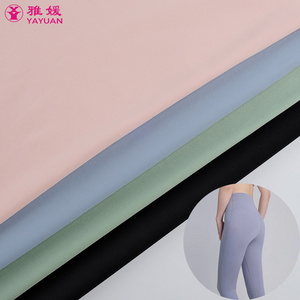 Half gloss high elastic double sided 80% nylon 20% spandex yoga cloth shapewear stretch knitting fabric nylon spandex fabric