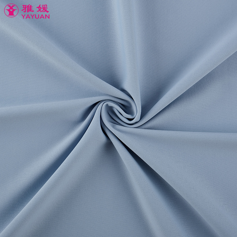 Half gloss high elastic double sided 80% nylon 20% spandex yoga cloth shapewear stretch knitting fabric nylon spandex fabric