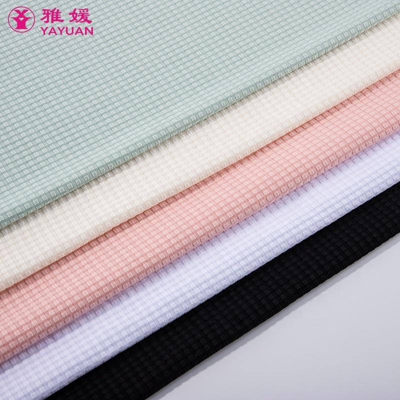 China Factory Stretch Breathable 88 Polyester 12 Spandex Briefs Bras Underwear Swimwear Knit Fabric Polyester Spandex Fabric