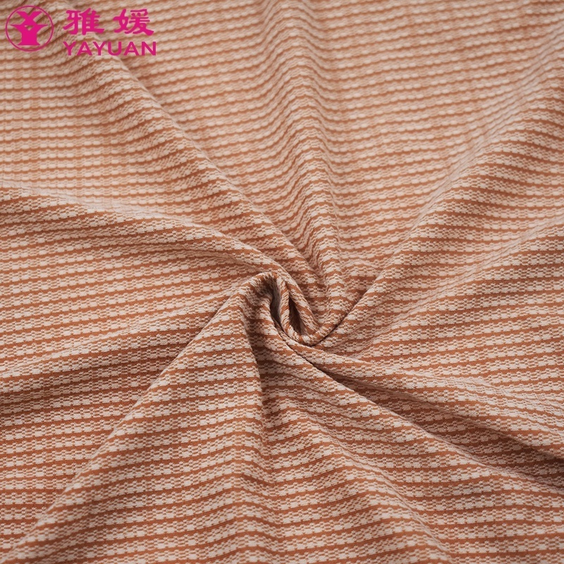 Hot sale jacquard fabric blend 55% rayon&cotton 32% nylon and 13% spandex homewear fabric rayon fabric