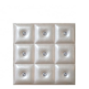 PU leather 3D decorative wall panel