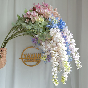 YR 3234 Floral Arrangement Cassia Fistula Wisteria Artificial Flowers Wedding Ceiling Decoration Hanging