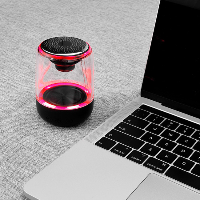 LED Colorful Bluetooth Speakers Mini Wireless Stable Connection HD Sound Bass Subwoofer Speaker Sound Box For Phones PC