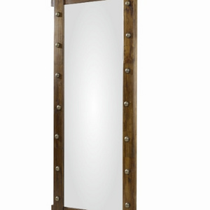 salon styling stations barber mirror station wooden single styling counter