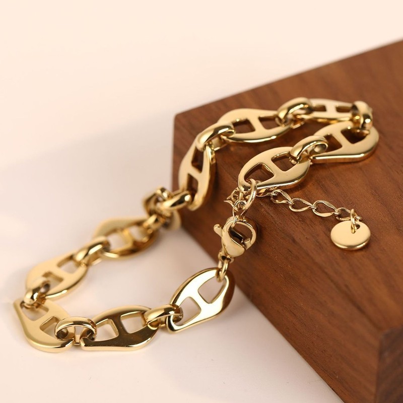 YAZS New Arrival Accessories Designs 18K Gold Chain Bracelet Custom Plastic Bracelets Customized