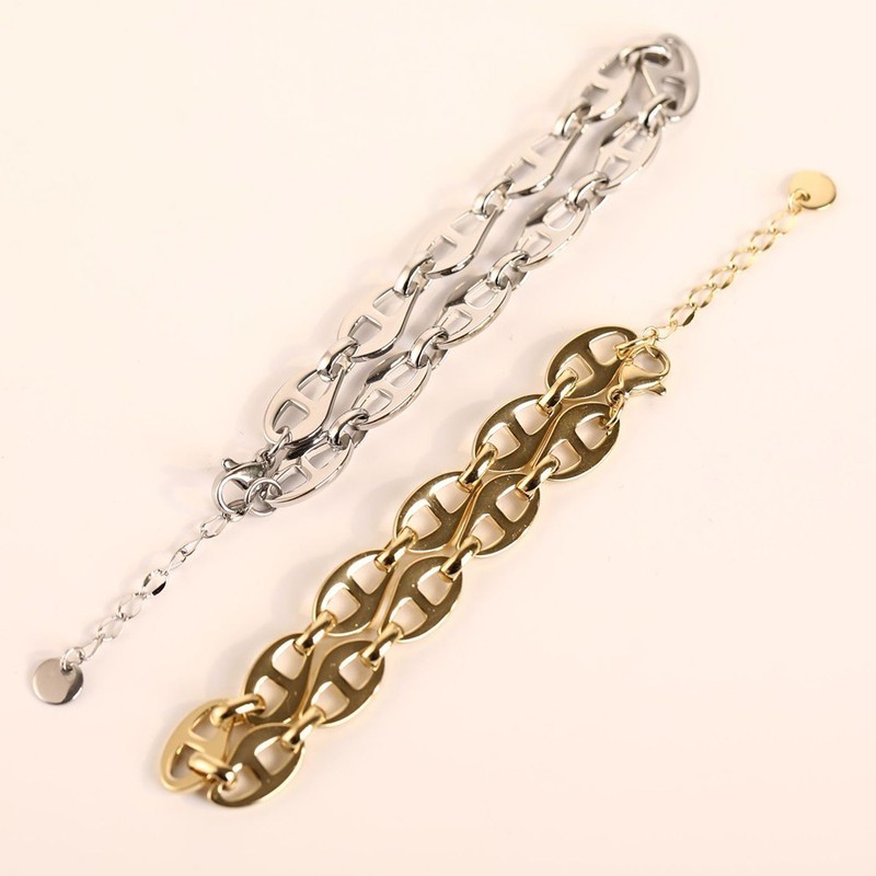 YAZS New Arrival Accessories Designs 18K Gold Chain Bracelet Custom Plastic Bracelets Customized