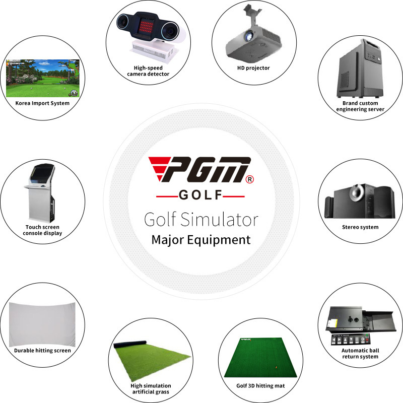 Higthly China Golf Simulator For Indoor Driving Range Korean System