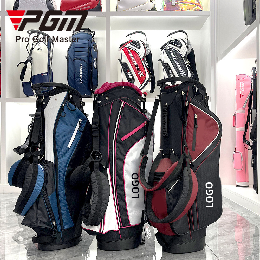 PGM wholesale golf stand bag customised lightweight Nylon leather carry mini sunday golf bags