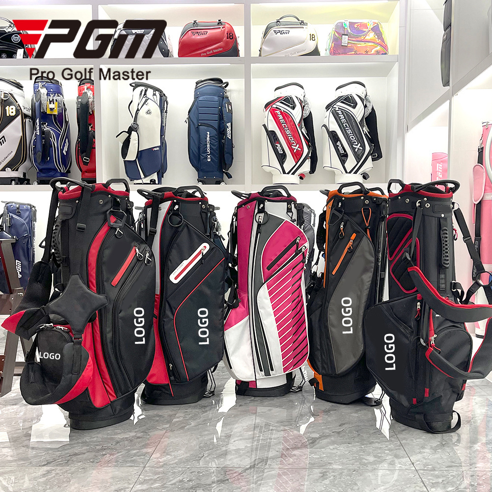 PGM wholesale golf stand bag customised lightweight Nylon leather carry mini sunday golf bags