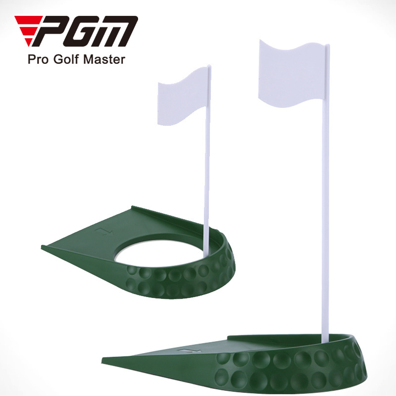 PGM DB013 plastic golf hole cup indoor practice putting green flags and cups