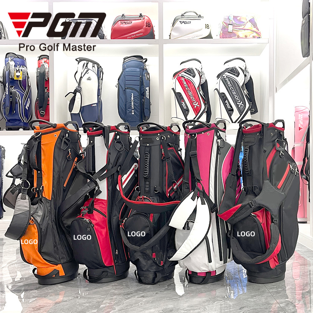 PGM wholesale golf stand bag customised lightweight Nylon leather carry mini sunday golf bags