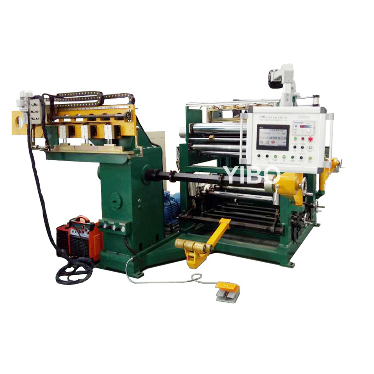 Copper and aluminum foil material winding and unwinding automatic winding transformer machine