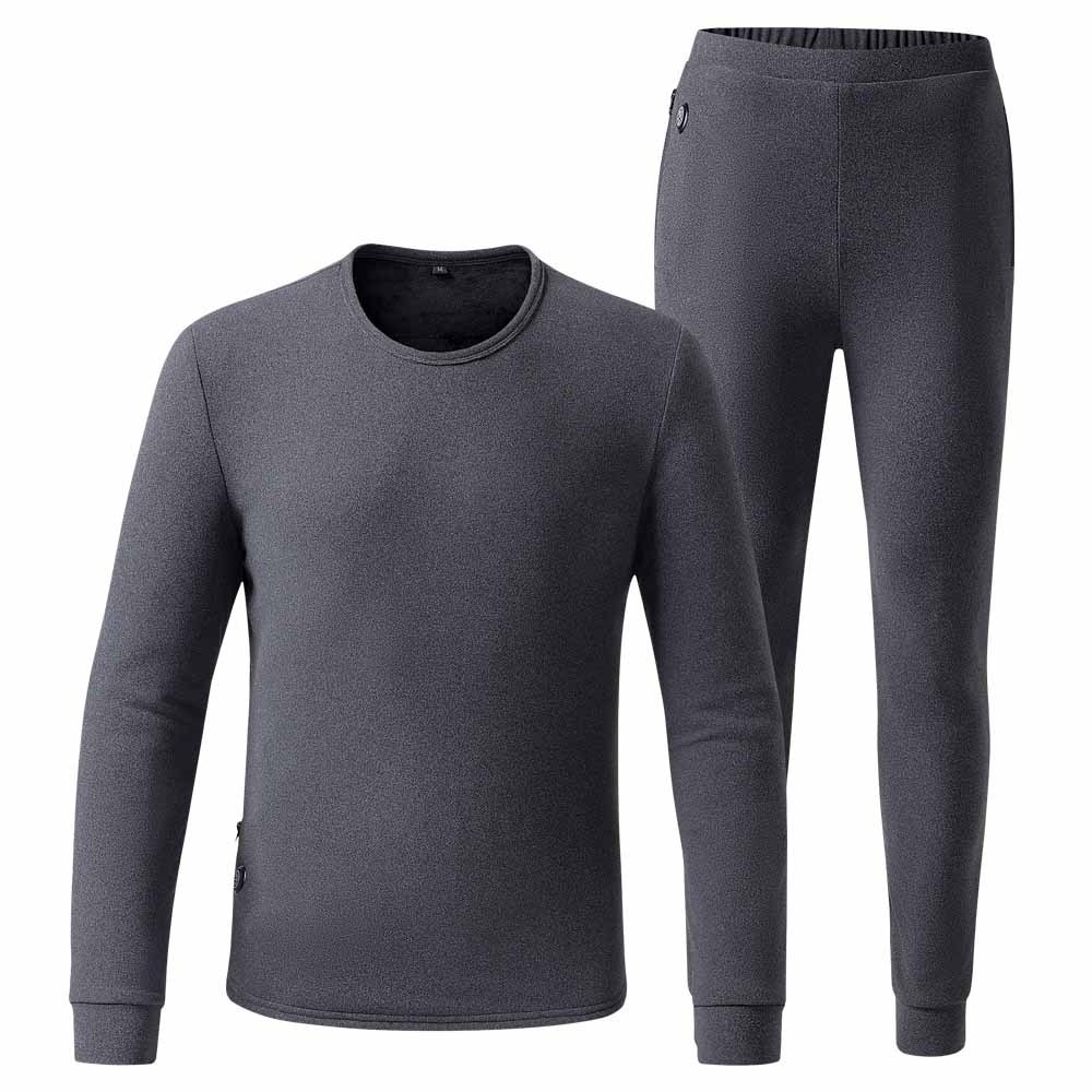 New Intelligent Heating Suits Thermal Clothes Men Women Outdoor USB Infrared Heating Suits cashmere thermal underwear