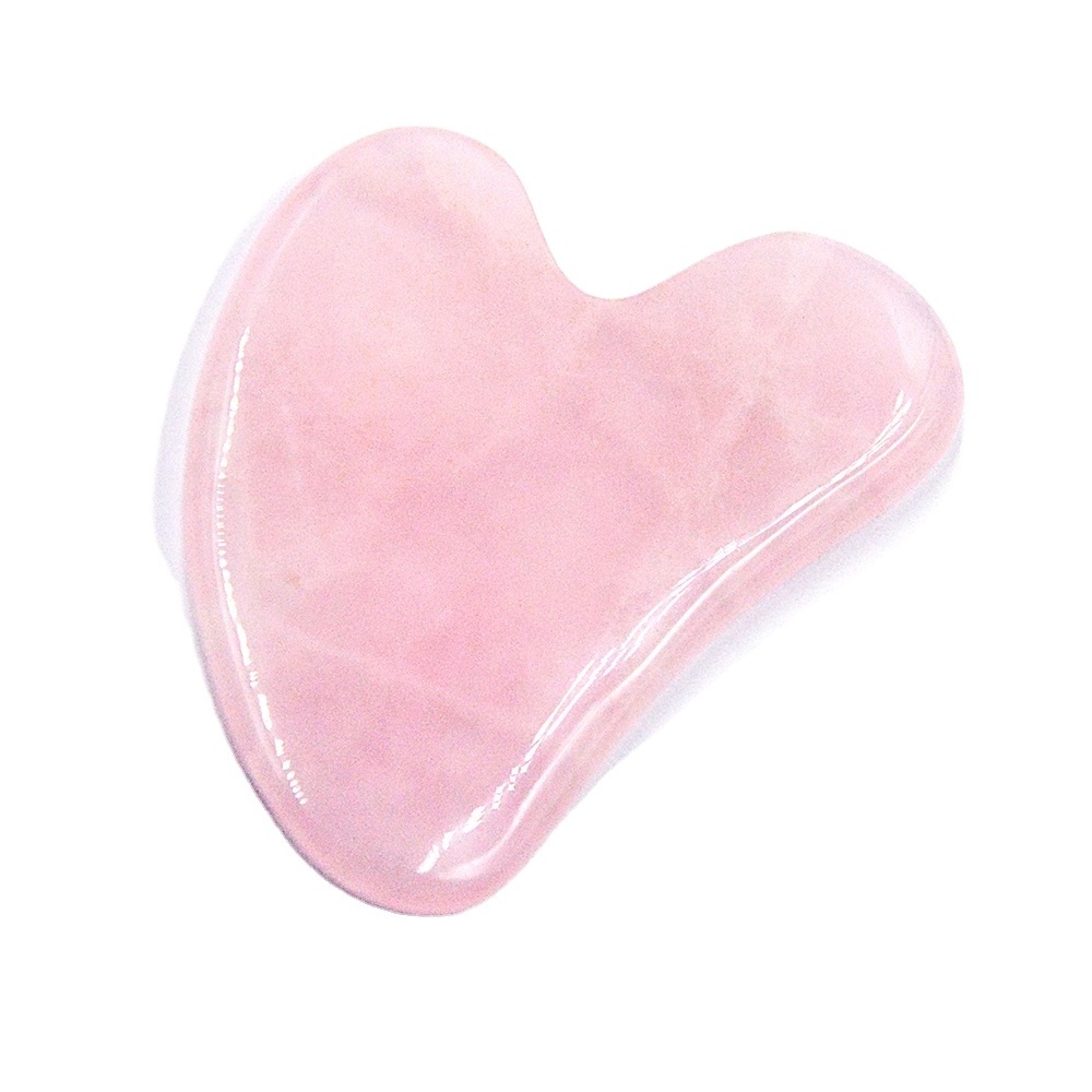 Gua Sha Custom Logo Massager Body Facial Tool Rose Quartz Guasha Jade Roller Stone Gua Sha Set